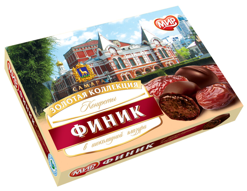  КФ МИР Финики в шоколадной глазури 160г  в Новоалтайске