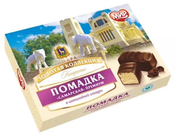 №2 КФ МИР Помадка ШОКОЛАДНОЙ ГЛАЗУРИ 145г  в Новоалтайске