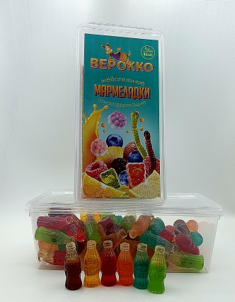  Жевательный мармелад Бутылочки, 250г      в Новоалтайске